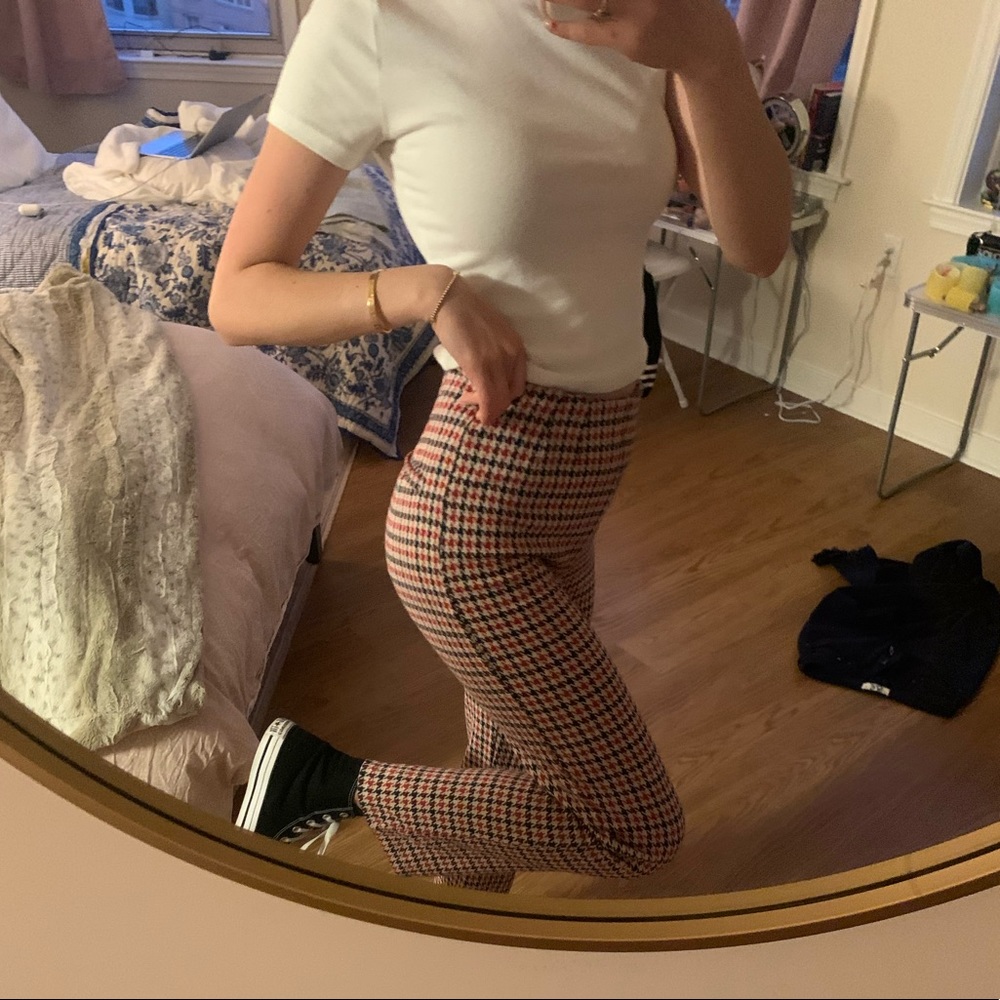 Free People Houndstooth Pants